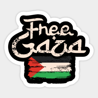 Free Gaza Sticker